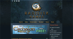 Desktop Screenshot of basiliskgames.com